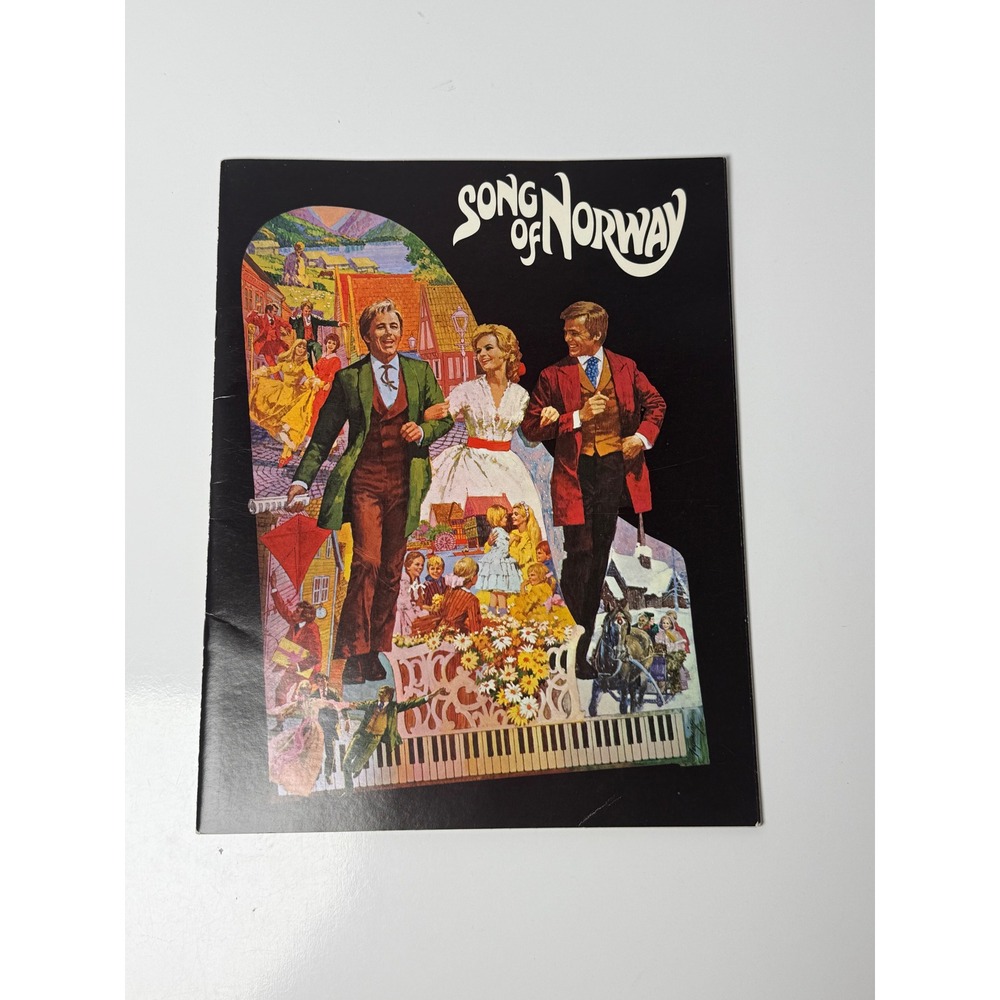 Vintage 1970 Song of Norway Movie Souvenir Program Florence Henderson Musical
